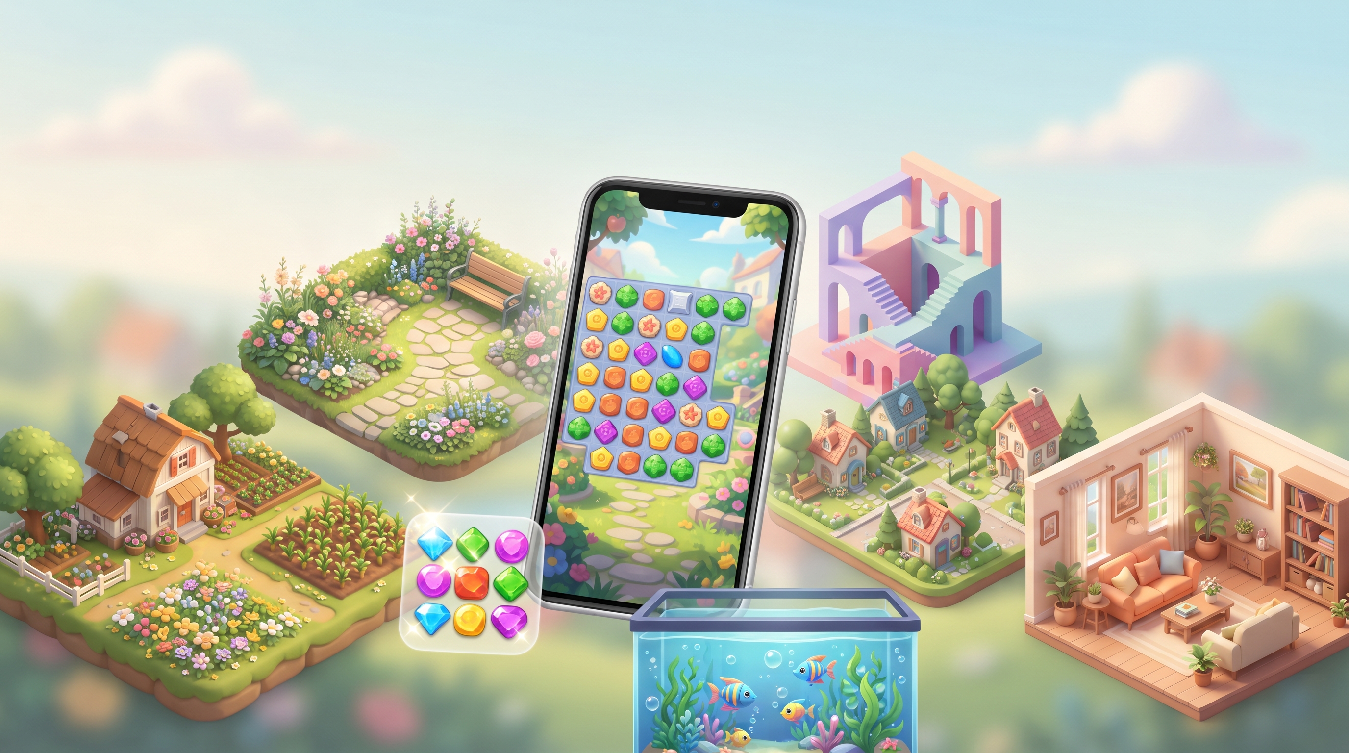 7 Mobile Games for Relaxing and Unwinding After a Busy Day