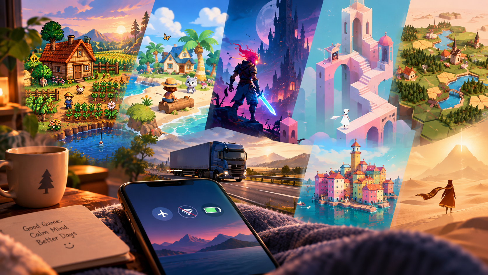 Best Relaxing Games to Play After Work